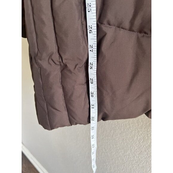 MICHAEL Kors Brown 2-Way Zipper Puffer Coat S - Picture 10 of 16